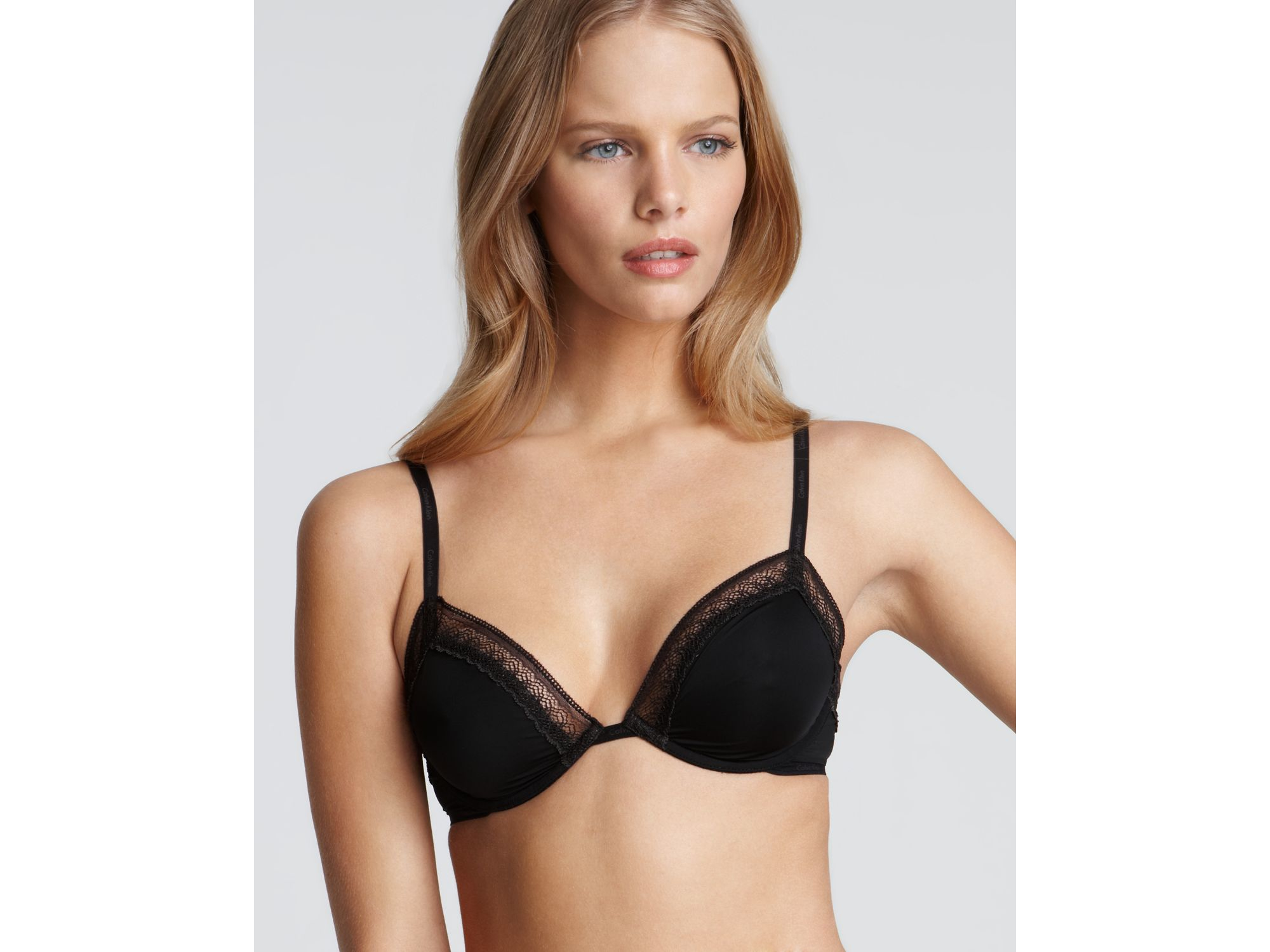 Lyst Calvin Klein Underwear Underwire Bra Perfectly Fit Sexy Signature Unlined F3264 In Black 3826