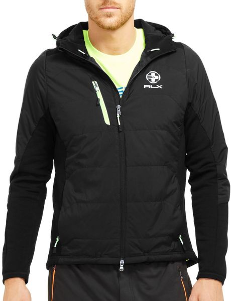 Ralph Lauren Polo Sport Stretch Hybrid Jacket in Black for Men (Polo Black) | Lyst