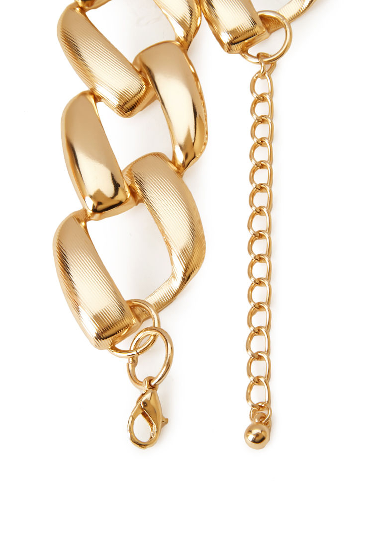 Forever 21 Oversized Chain Link Necklace in Metallic - Lyst (750 x 1101 Pixel)