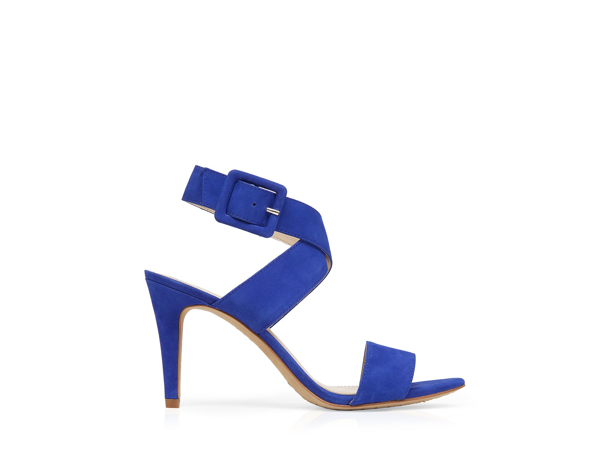 Lyst - Vince Camuto Open Toe Sandals - Casara High Heel in Blue