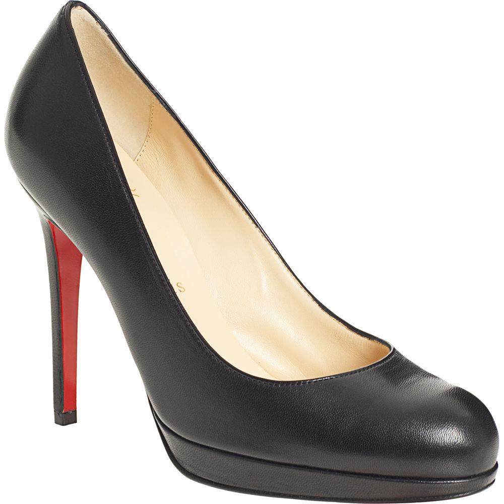 cl shoes - Christian louboutin New Simple Pump 120 Kid Heel in Black | Lyst