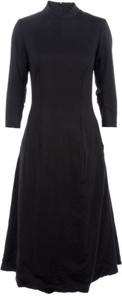Paul Harnden Dress with Full Skirt in Black | Lyst