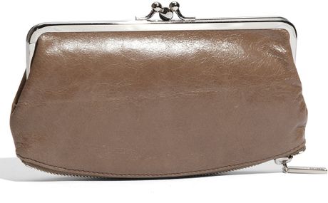Hobo International Vintage Millie Kisslock Clutch Wallet in Brown ...