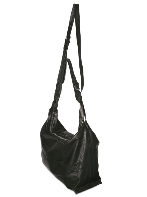 Lyst Ann Demeulemeester Leather Shoulder Bag In Black Gallery