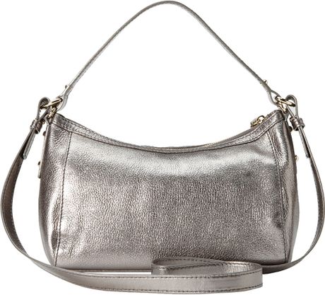 Kate Spade Darien - Metallic Gladys Convertible Bag in Silver (mercury ...