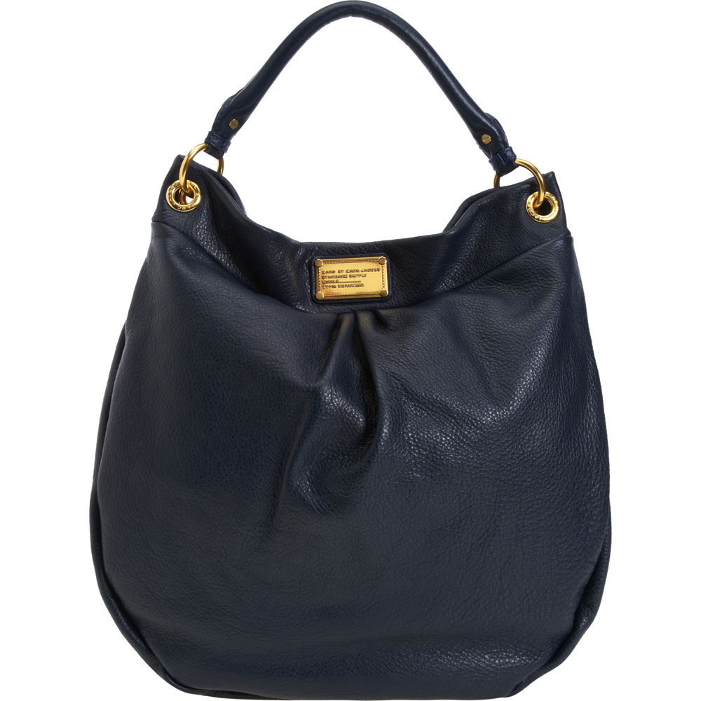 Marc By Marc Jacobs Classic Q Huge Hillier Leather Hobo in Blue - Lyst