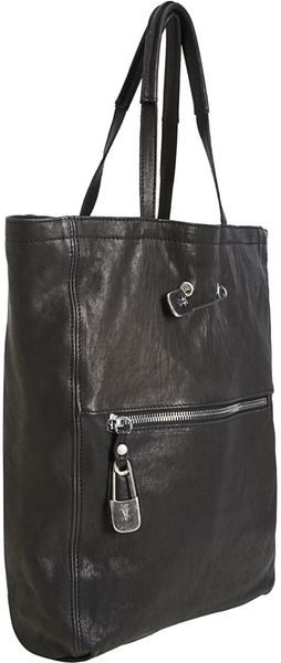 Sissi Rossi Safety Pin Tote in Black | Lyst