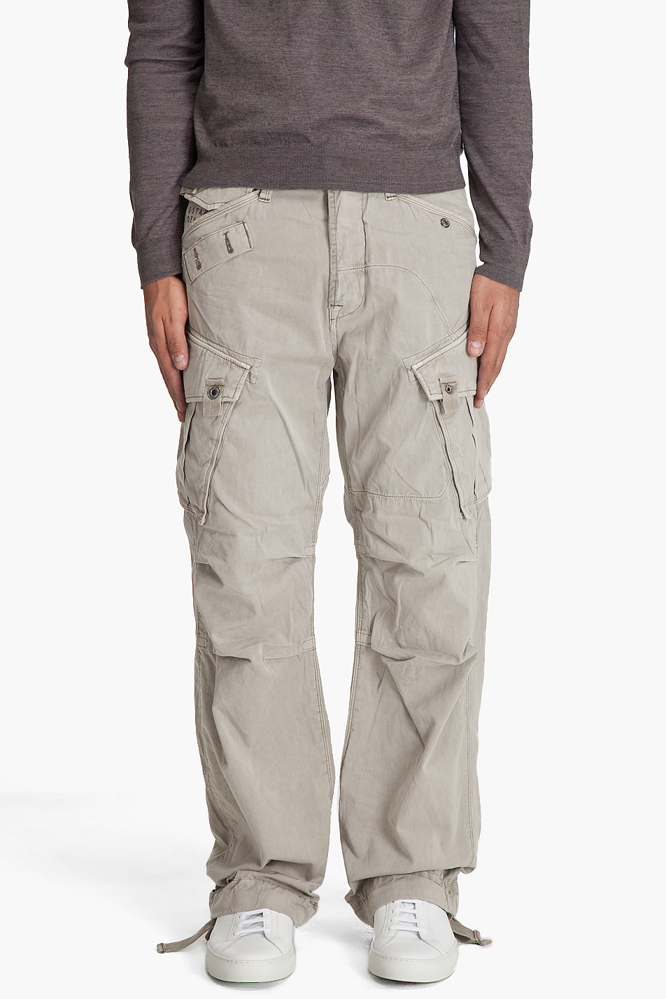 Lyst - G-Star Raw Rovic Loose Cargo Pants in White for Men