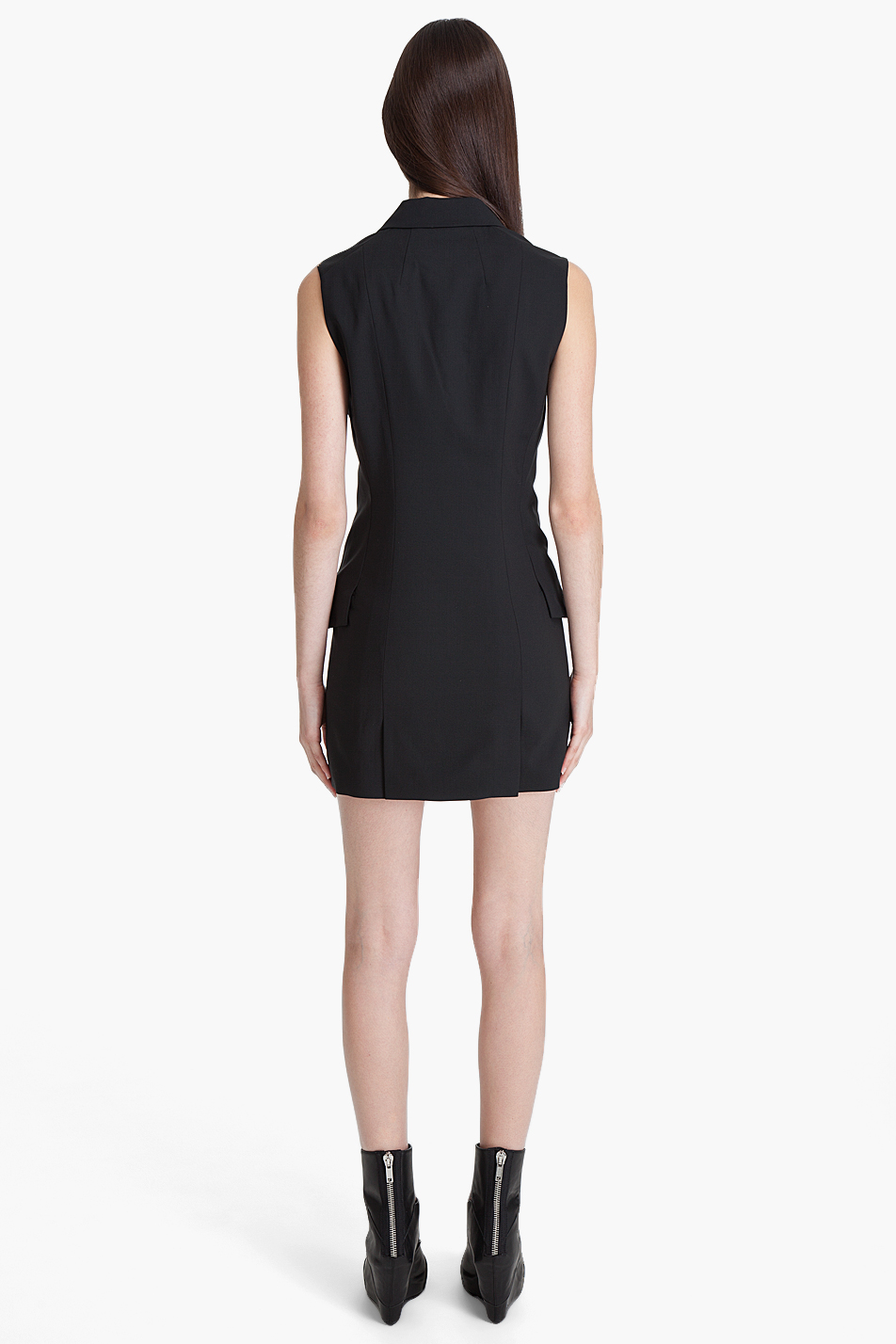 Lyst - Alexander Wang Blazer Dress in Black