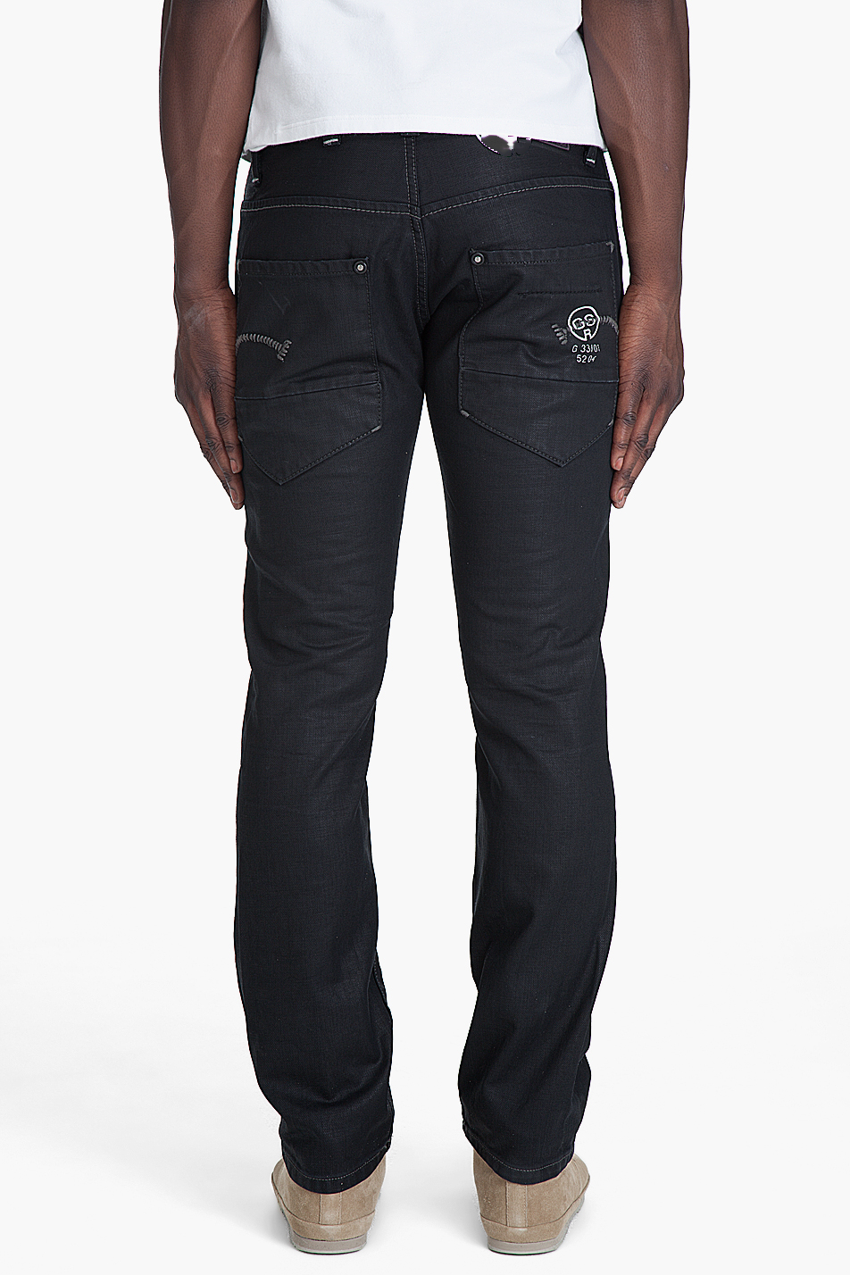 Lyst GStar Raw Radar Tapered Rope Jeans in Black for Men