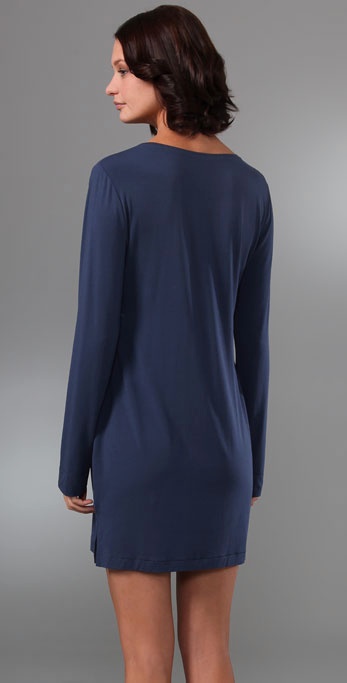 calvin klein long sleeve nightdress
