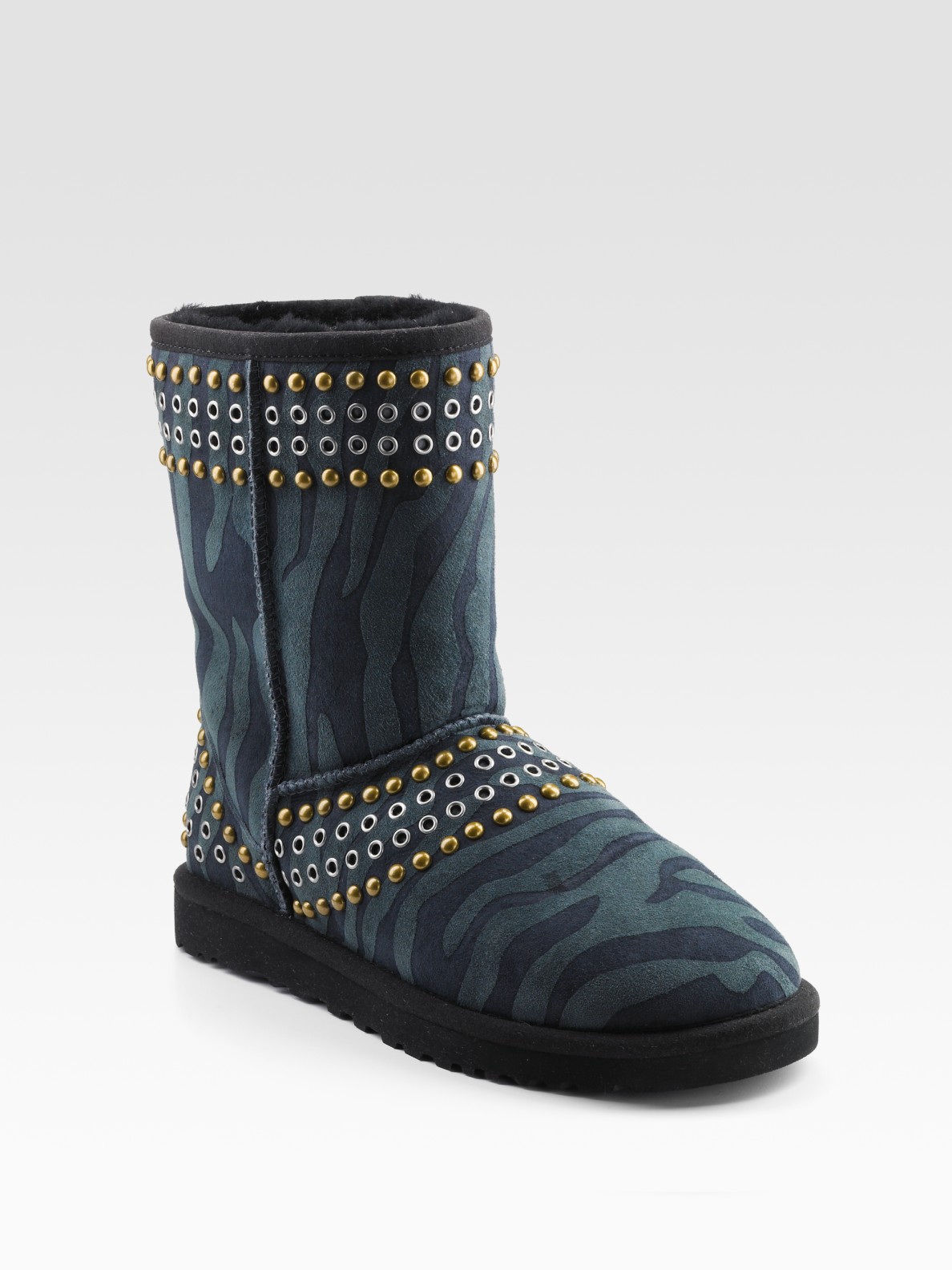 Lyst - Jimmy Choo Ugg For Kaia Zebra Print Sheepskin Boots