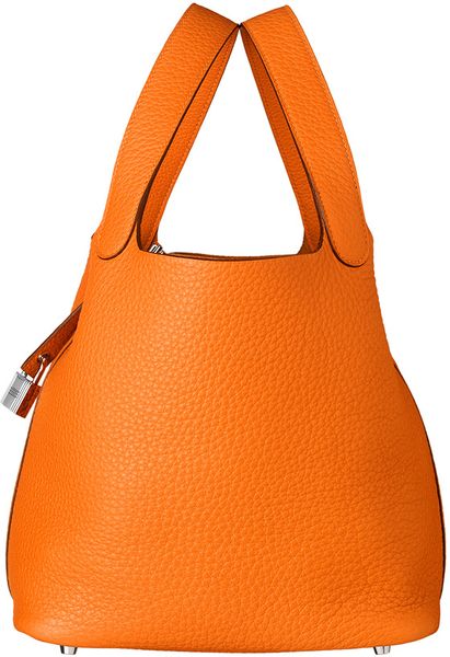 Hermès Picotin Lock Bag in Orange | Lyst