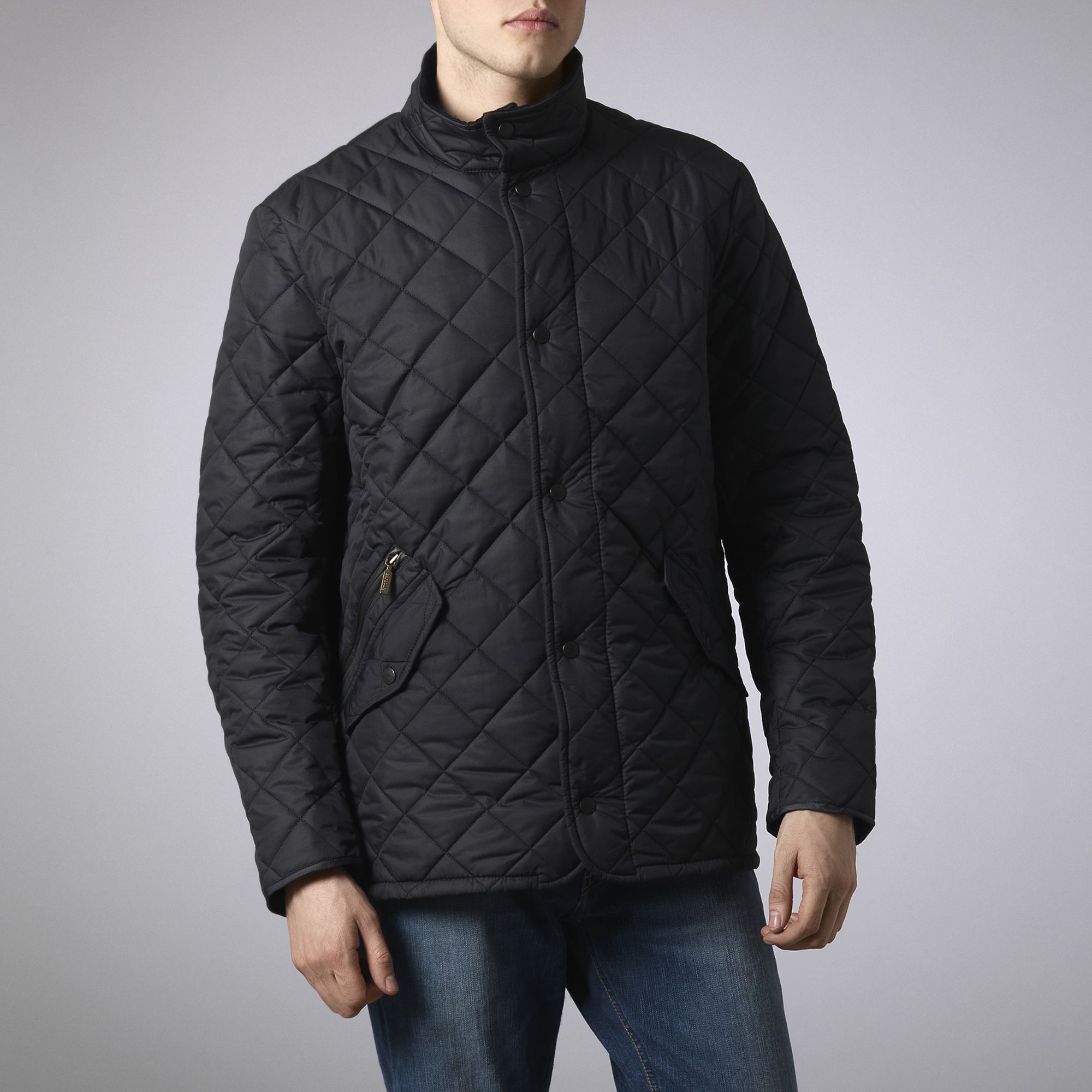 Barbour Quilted Chelsea Jacket in Blue for Men (navy) | Lyst