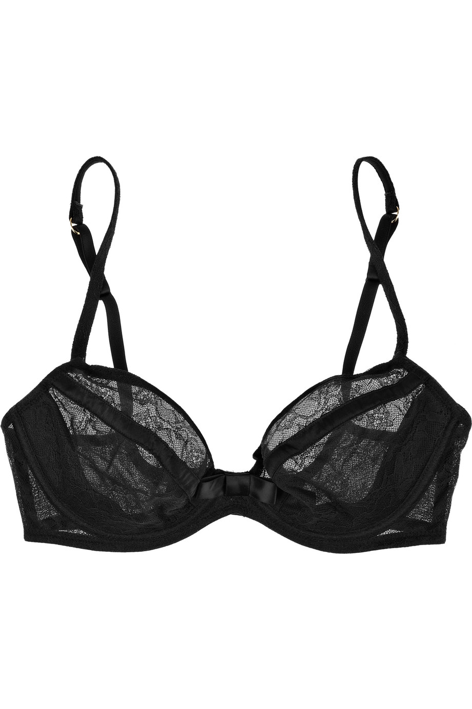 Myla Petunia Lace Plunge Bra in Black | Lyst