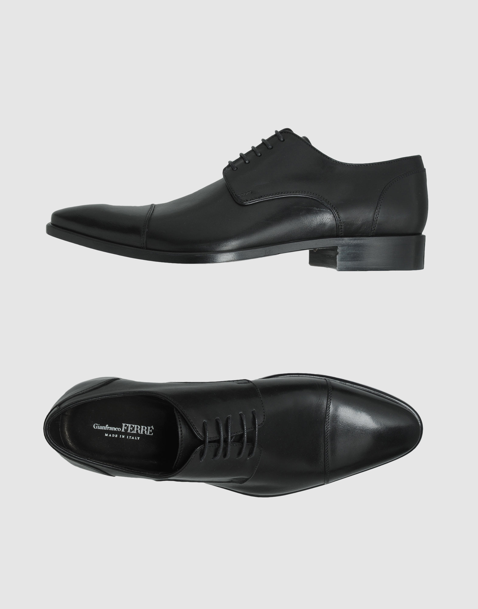 Gianfranco Ferré Laced Shoes in Black for Men | Lyst