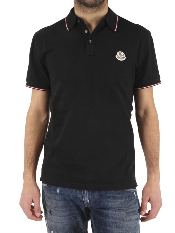moncler black polo moncler black polo