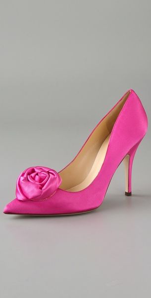 Kate Spade Lilah Tapered Toe Pumps in Pink | Lyst