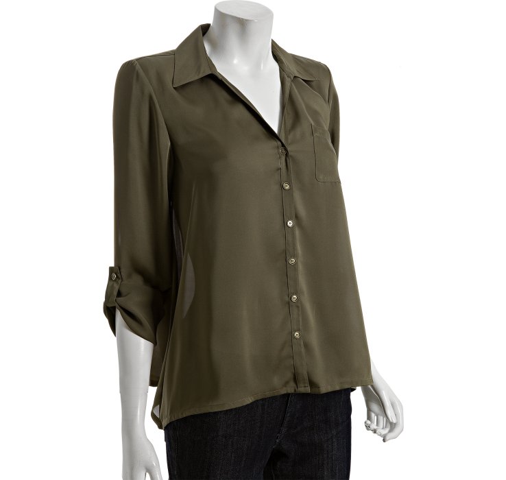 shirttail blouse