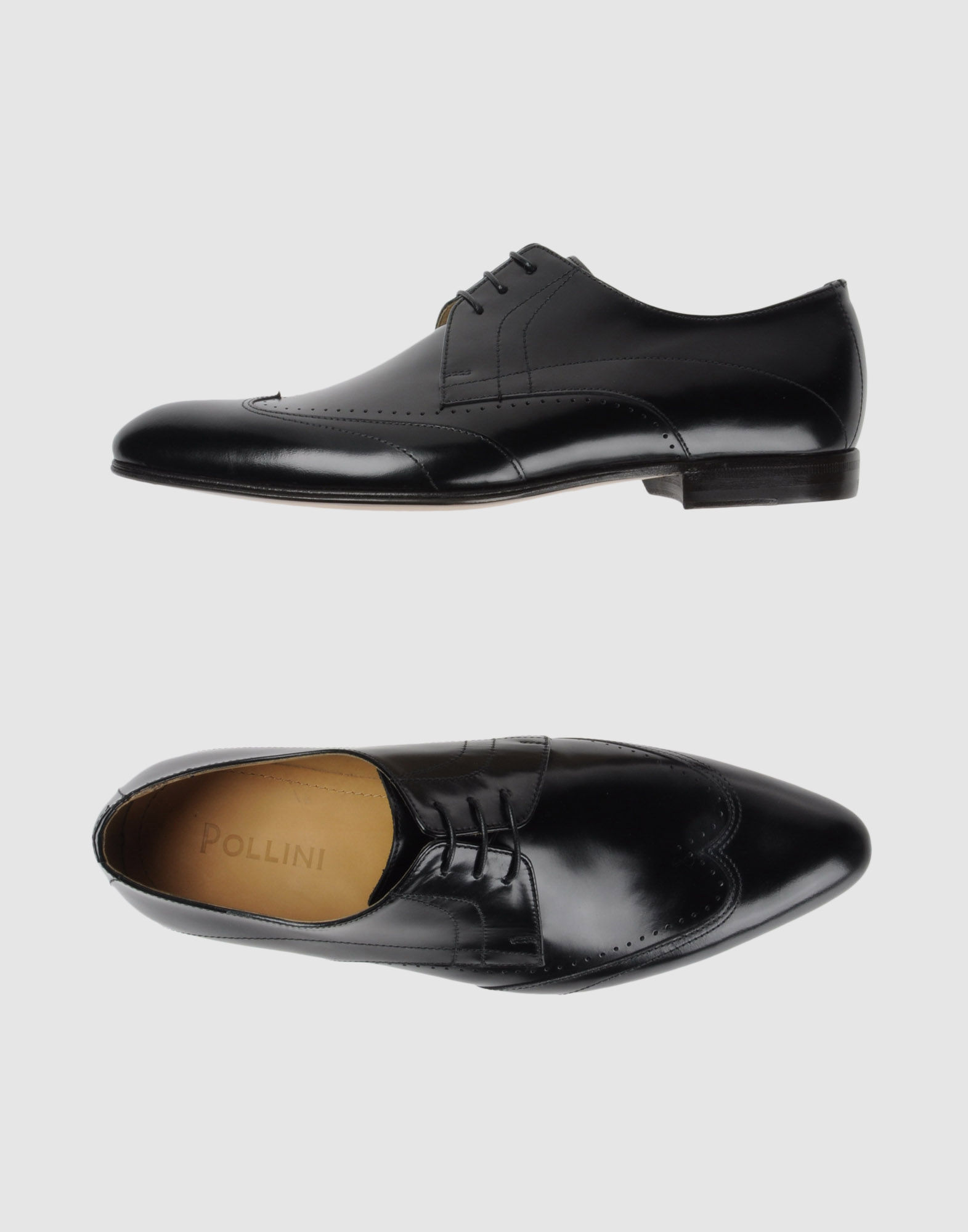 Pollini Laced Shoes in Black for Men | Lyst