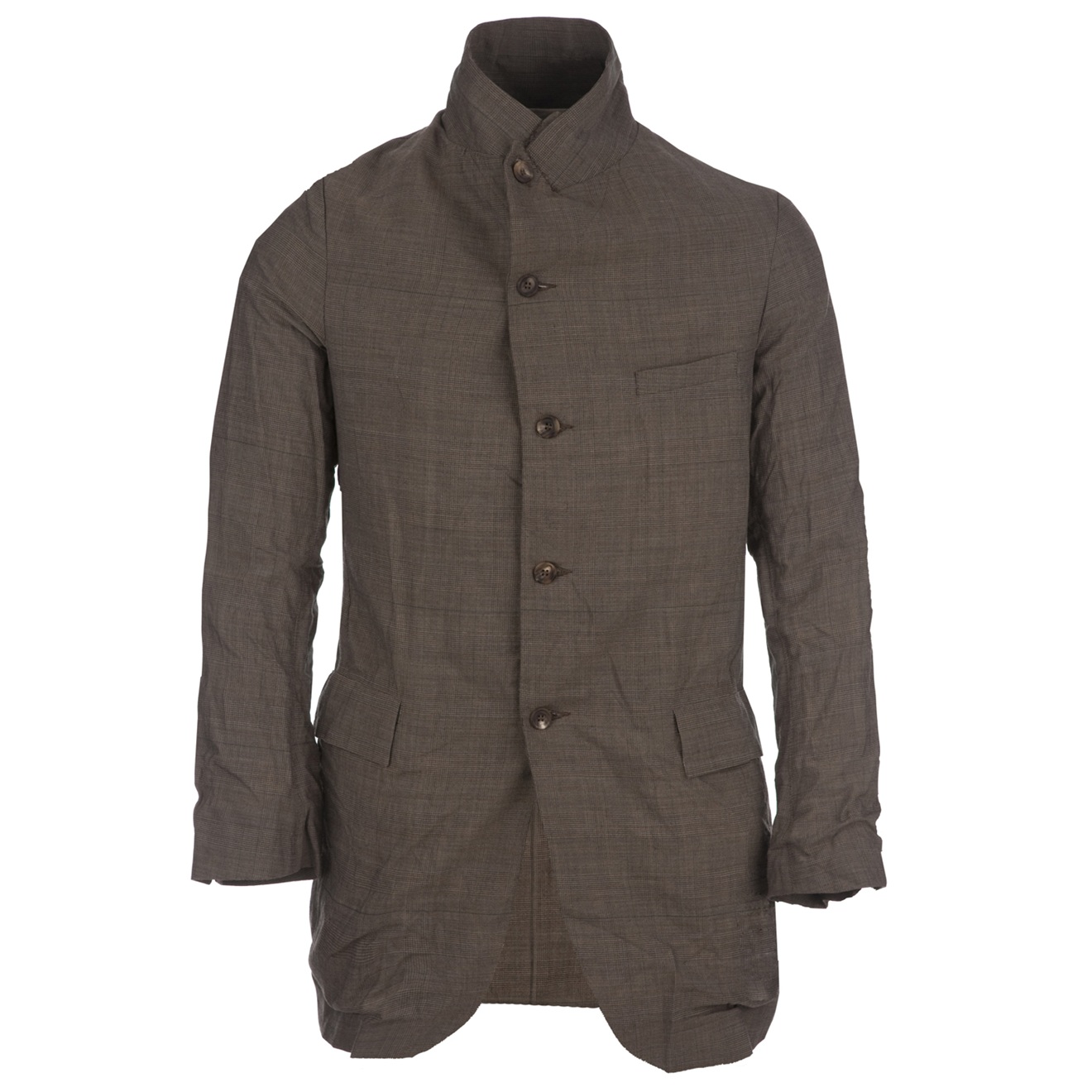 Paul Harnden Long Buttoned Jacket in Beige for Men | Lyst