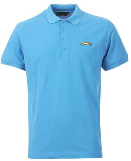 Slazenger Mens Cleek Polo Shirt Aqua in Blue for Men (aqua) | Lyst