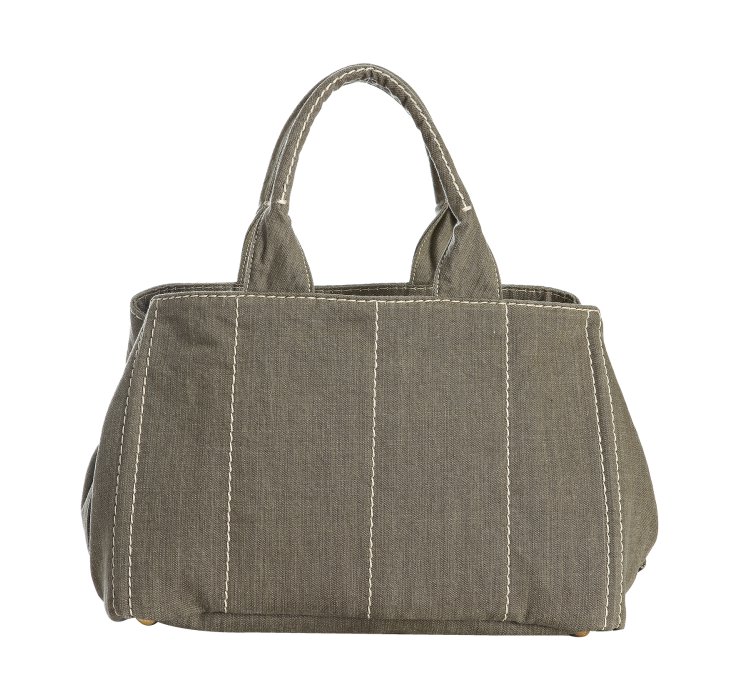 Prada Military Canvas Rope Logo Printed Tote in Green (olive) | Lyst  