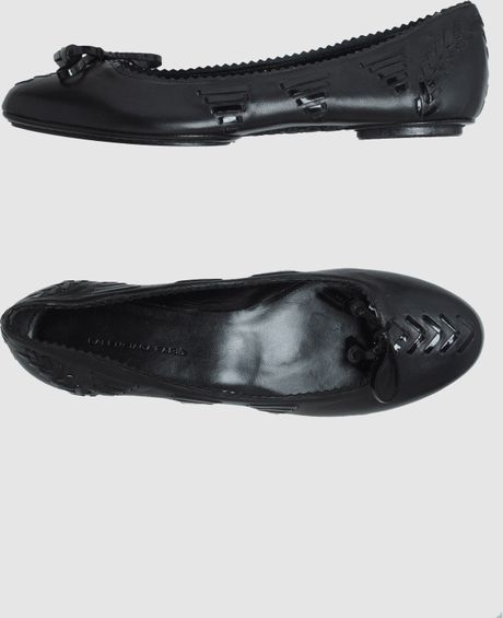 Balenciaga Ballet Flats in Black | Lyst