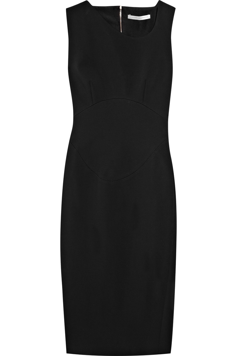 Victoria Beckham Asymmetric Jersey Dress in Black | Lyst