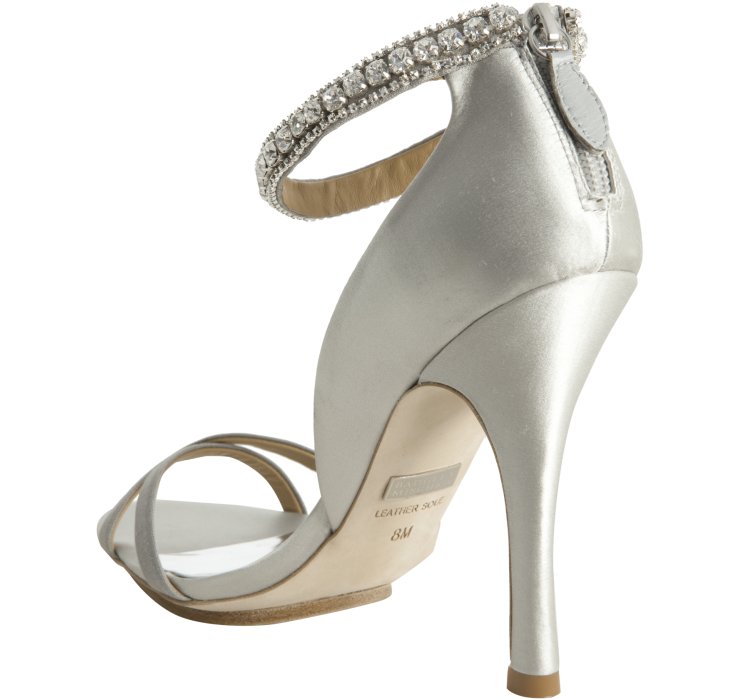 badgley mischka jeweled sandals