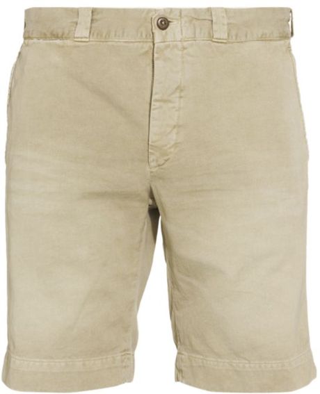Polo Ralph Lauren Officers Preppy Chino Shorts in Khaki for Men | Lyst