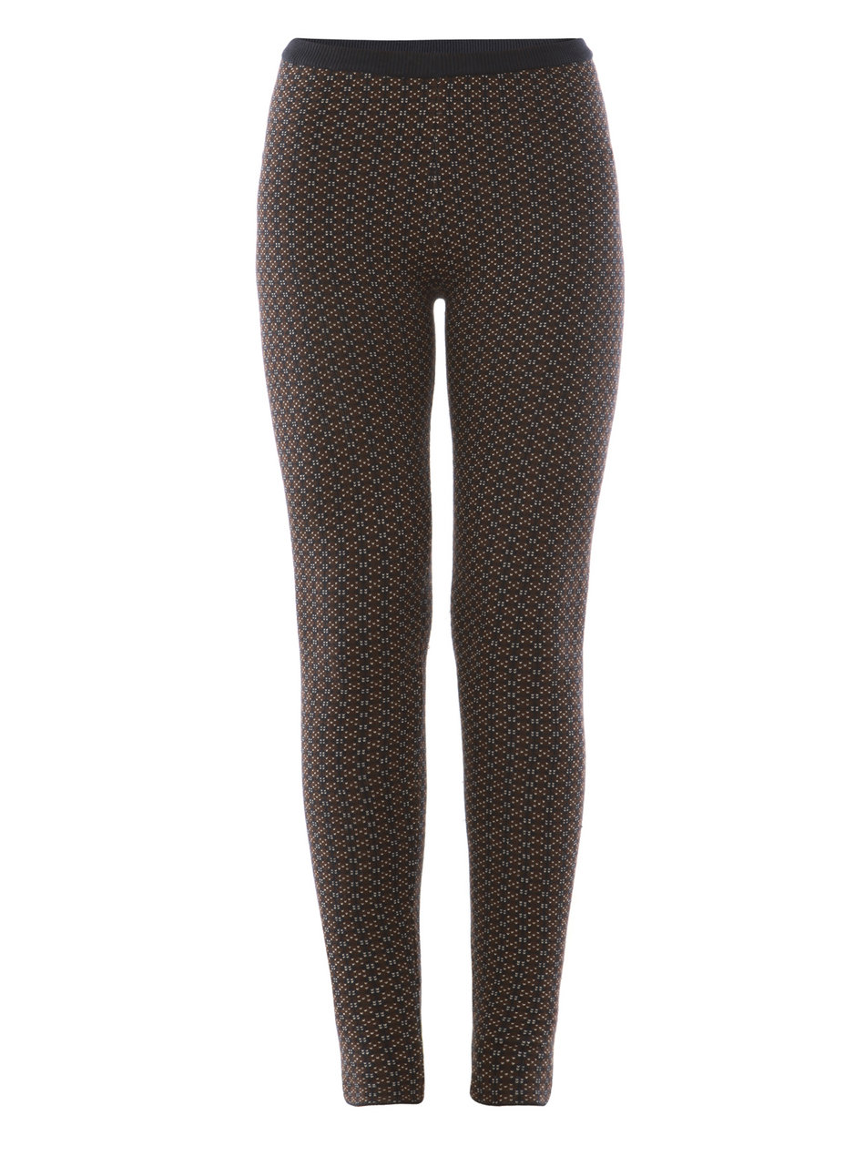 Jacquard Pattern Leggings | acne jacquard patterned leggings in brown save 20 lyst Jacquard Pattern Leggings | acne jacquard patterned leggings in brown save 20 lyst