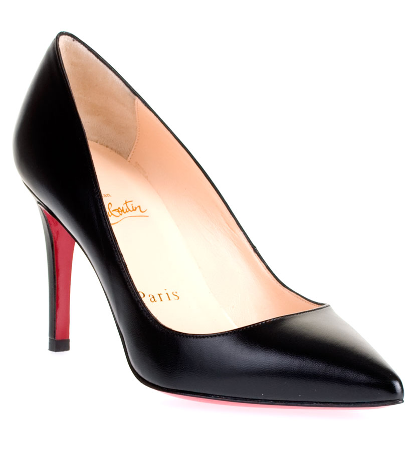 Christian Louboutin Pigalle 85 Kid Pump in Black | Lyst