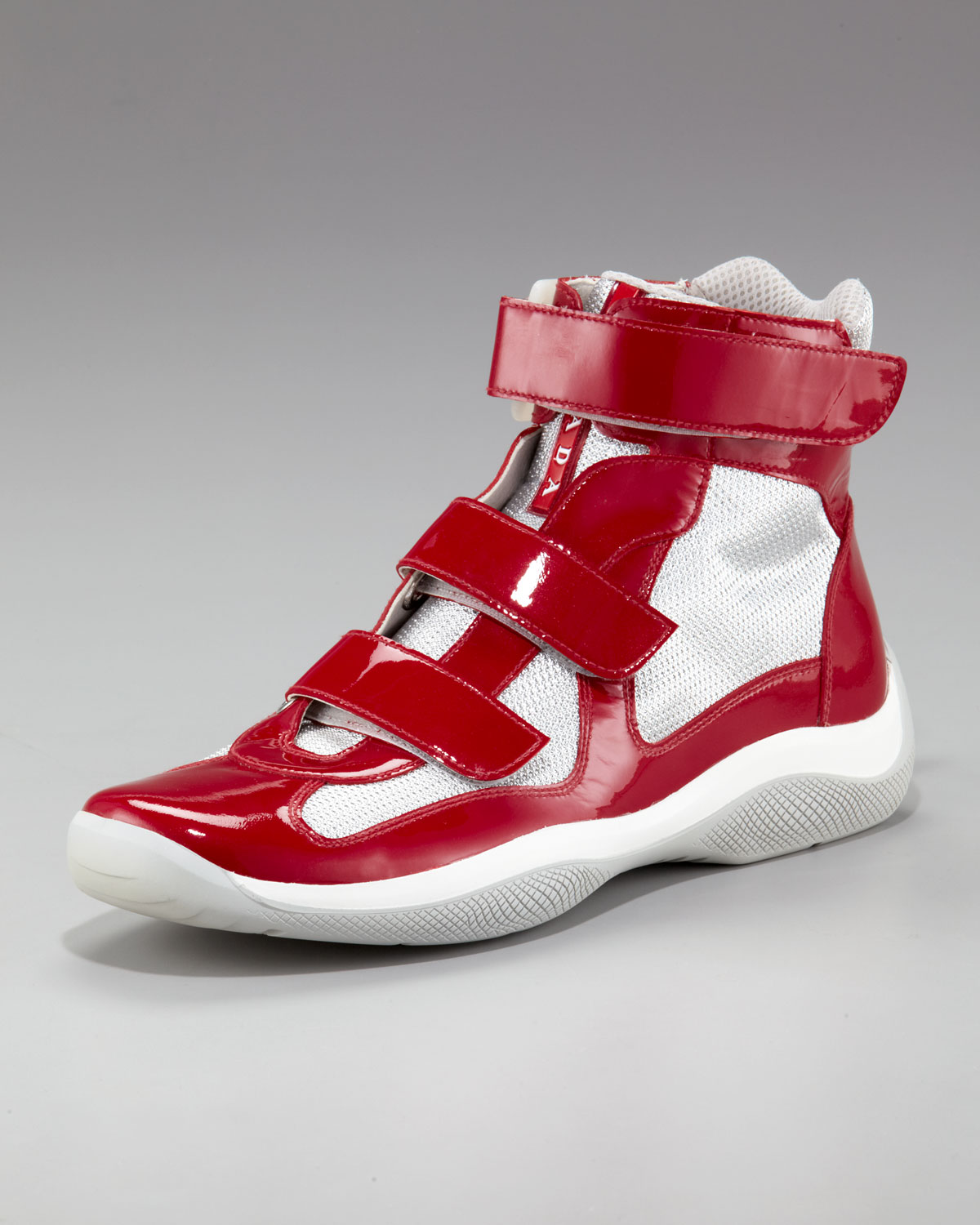 Coupon Code For Prada Sneakers Red Grey E0874 6e3fd