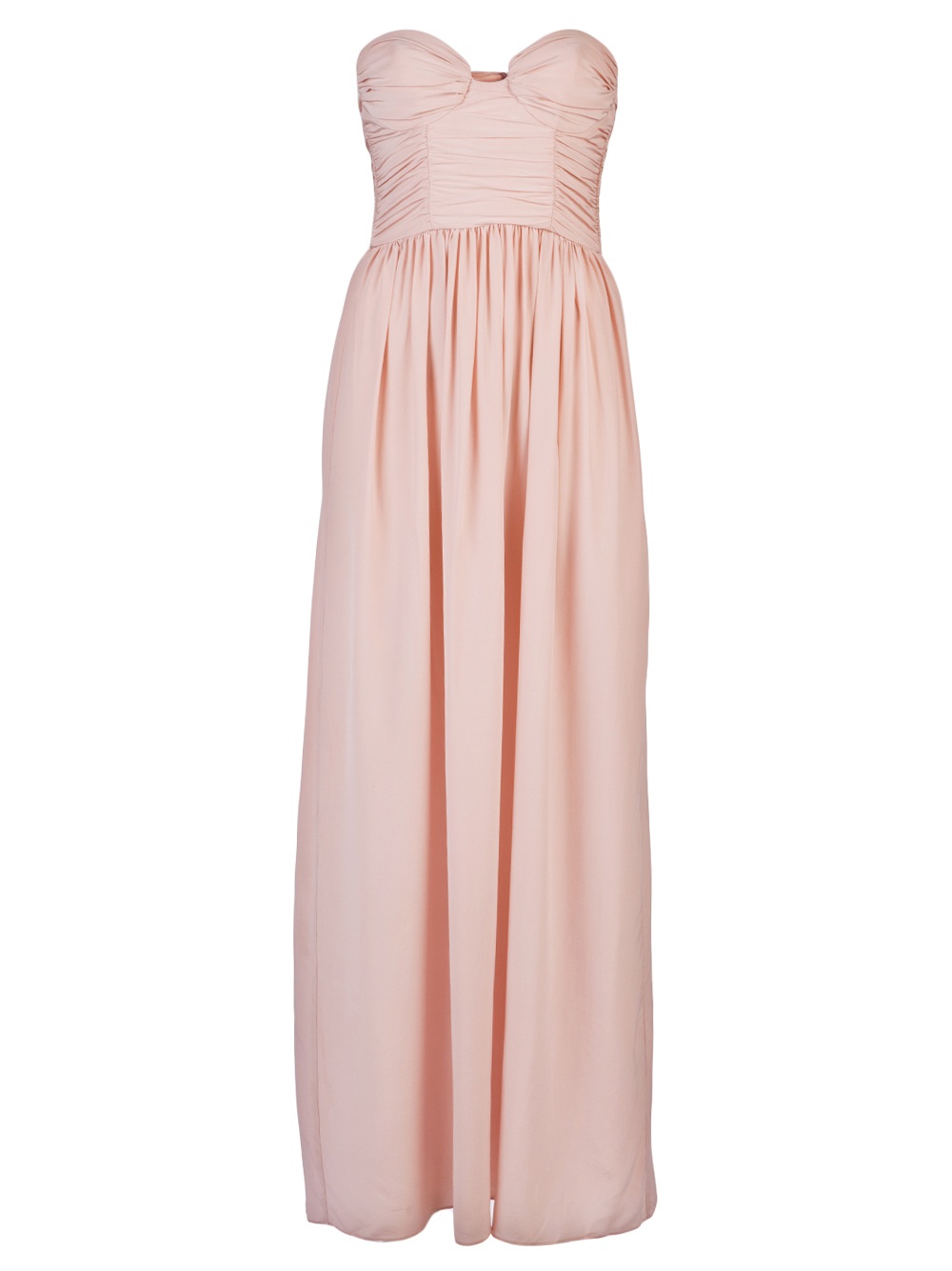 Zimmermann Rouched Bustier Dress in Pink | Lyst