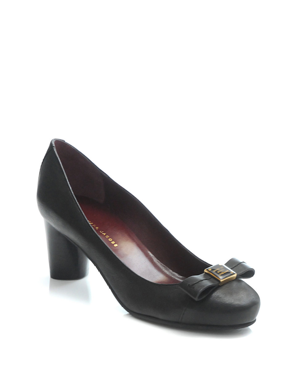 Marc By Marc Jacobs Leather Bow Shoes in Black | Lyst