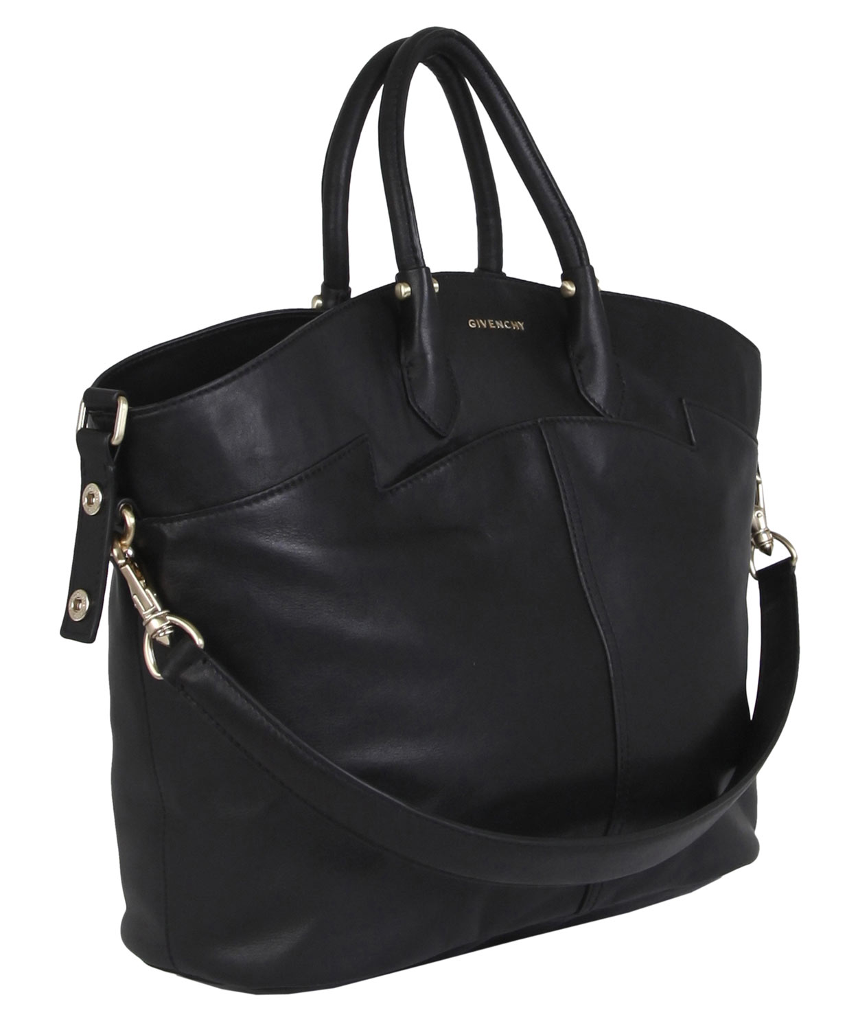 Lyst Givenchy Large Black Leather Tote Bag In Gallery
