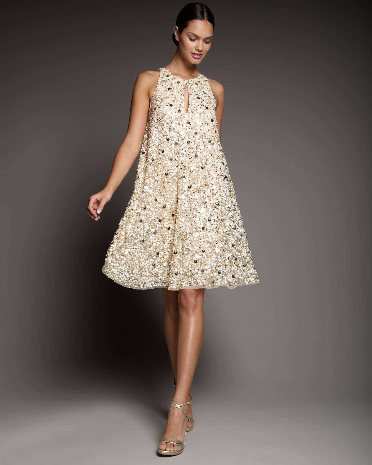 trapeze cocktail dress