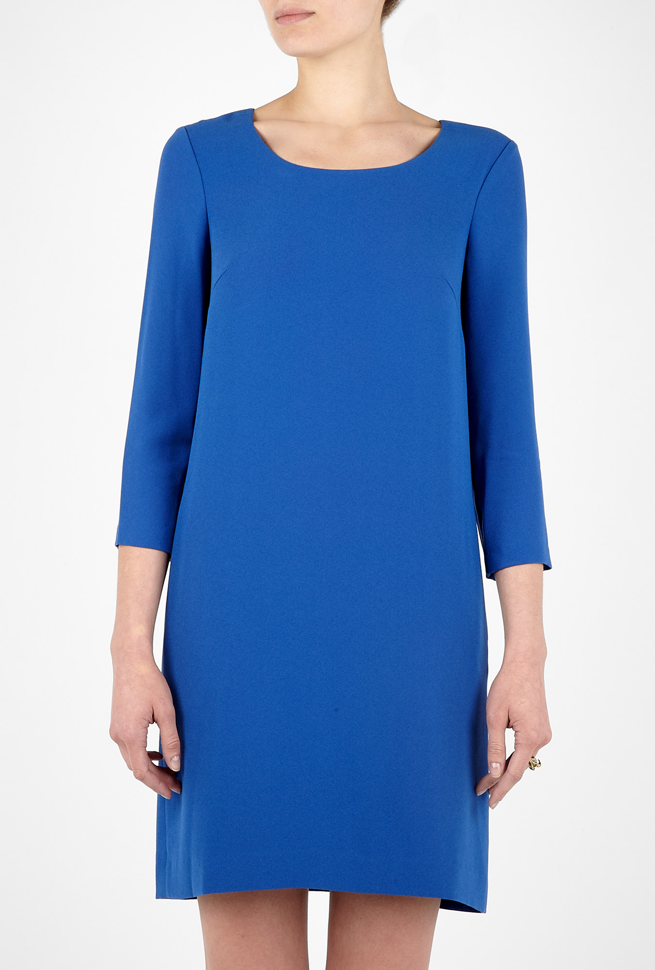 Dkny Ultramarine Blue Shift Dress in Blue | Lyst