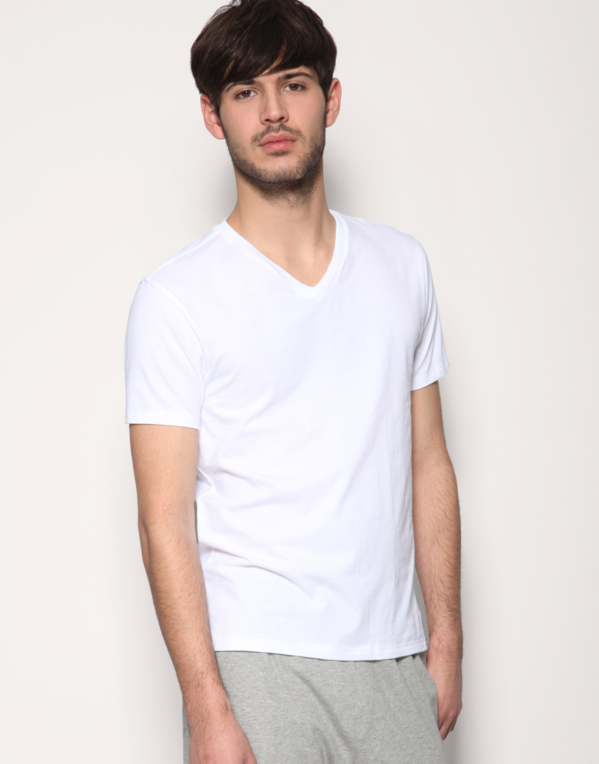 Polo Ralph Lauren Two Pack Classic V Neck T Shirts in White for Men | Lyst