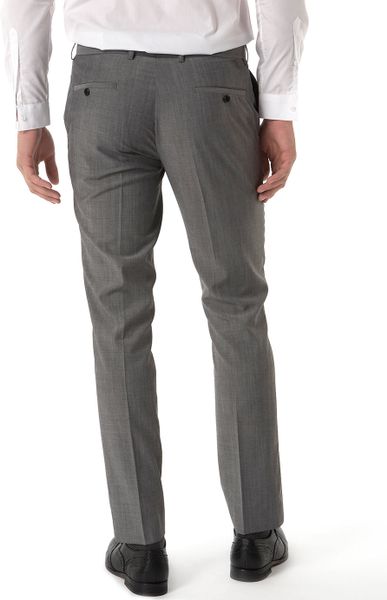 Topman Grey Gable Skinny Suit Trousers in Gray for Men (grey) | Lyst