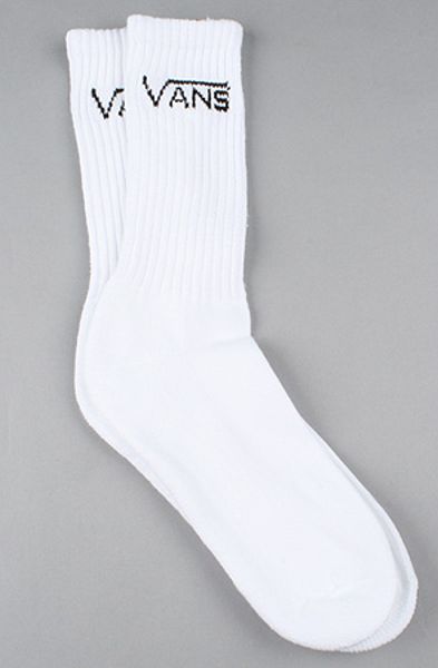 Vans The Classic Crew 3-pack Socks in White in White for Men | Lyst