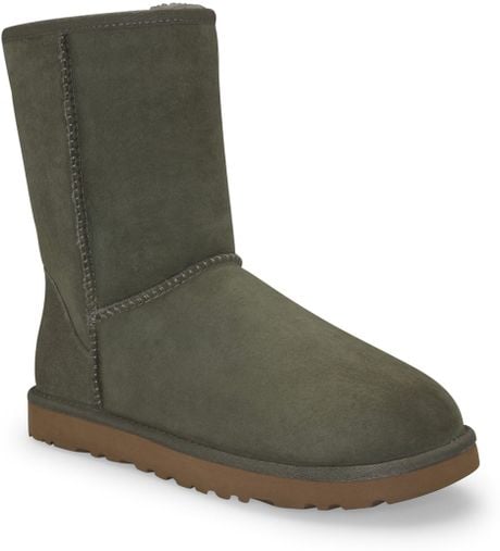 olive green classic uggs