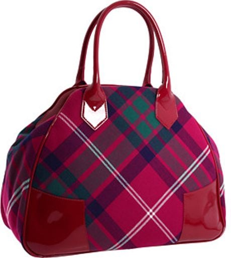 Vivienne Westwood Handbag made of wool MacOxford tartan wool fabric ...