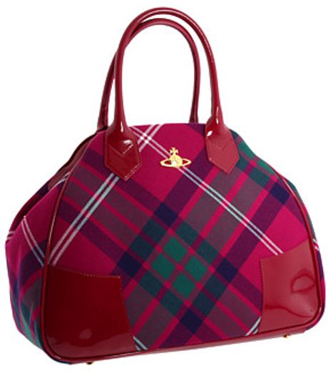 Vivienne Westwood Handbag made of wool MacOxford tartan wool fabric ...