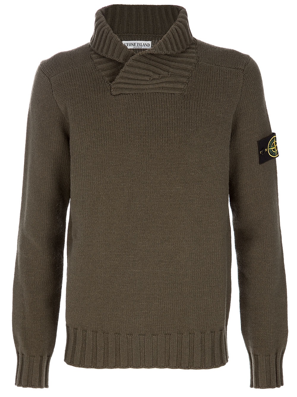 Stone island Roll Neck Sweater in Green for Men | Lyst