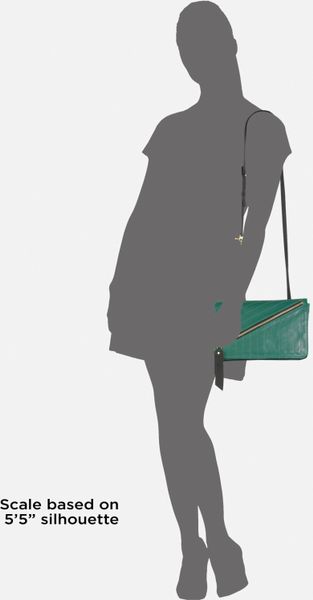 Christian Louboutin Trophe Zip-pocket Shoulder Bag in Green (emerald ...