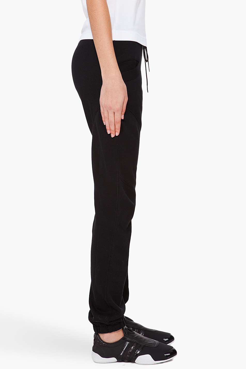 Y-3 Lux Track Pants in Black | Lyst