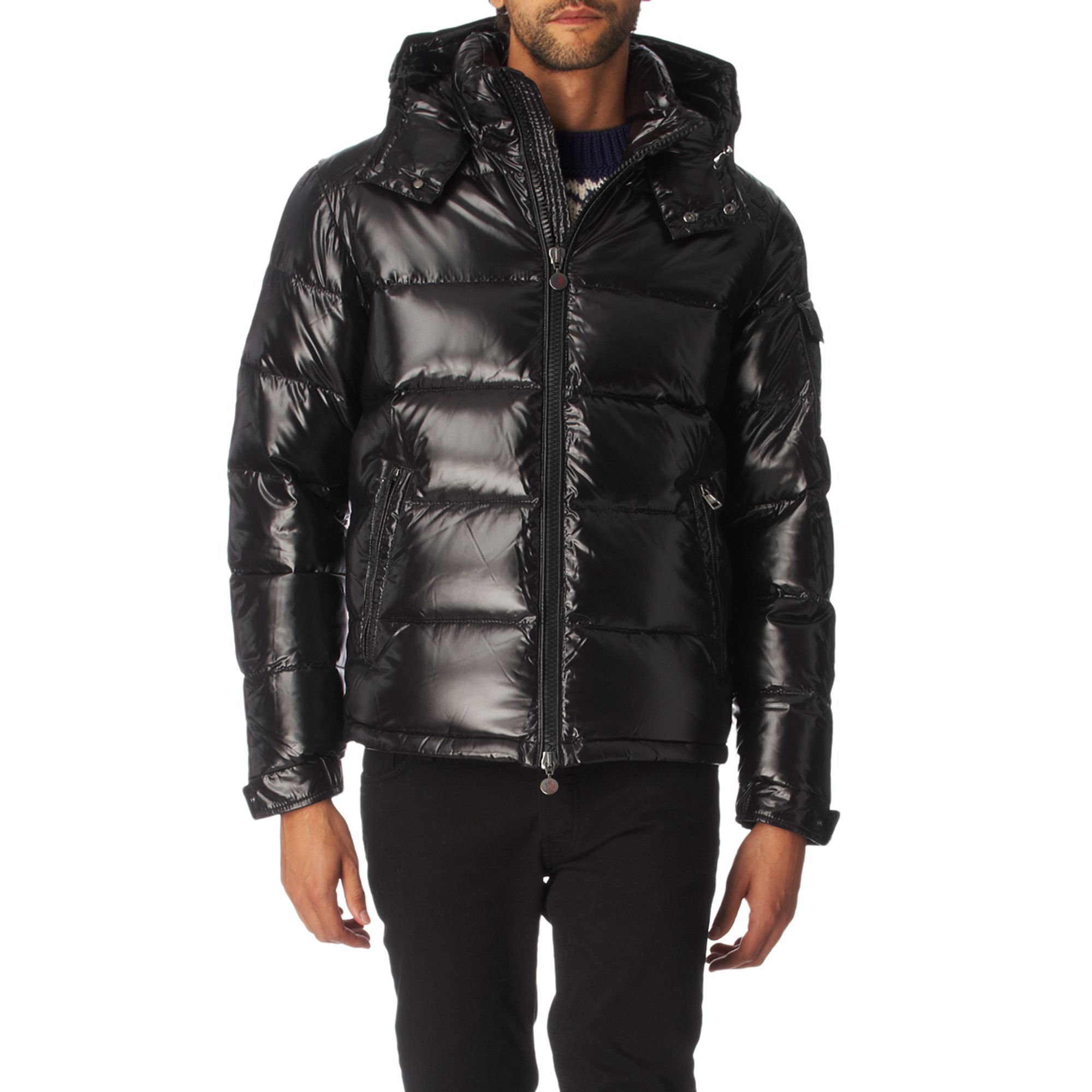 Moncler Maya Padded Jacket in Black for Men | Lyst