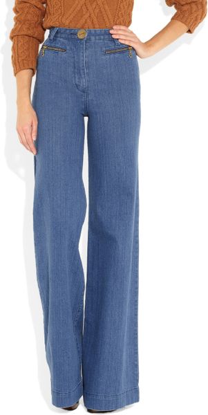Lover High-rise Wide-leg Jeans in Blue | Lyst